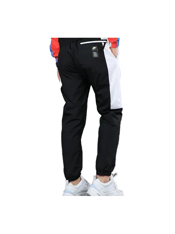 Брюки air color clashtatting long pants men black Nike — изображение 3 из 4, черный