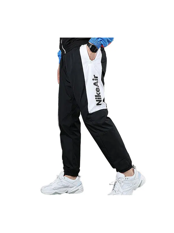 Брюки air color clashtatting long pants men black Nike — изображение 4 из 4, черный