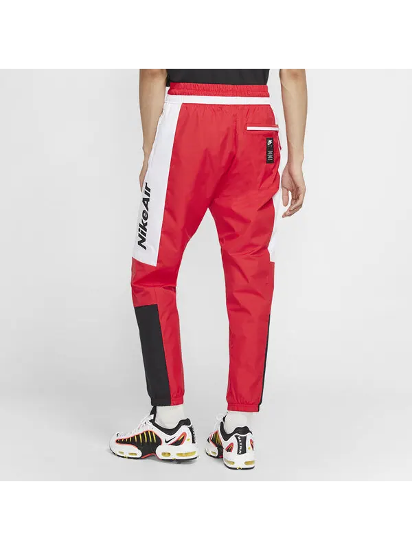 Брюки air contrasting colors woven long pants red Nike — изображение 4 из 4, красный