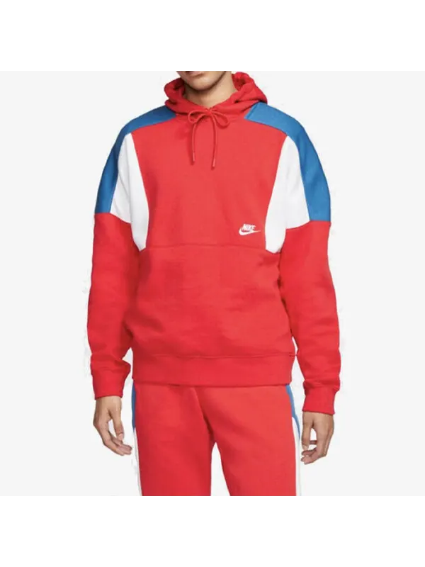 Толстовка Nike AS Men's Nike Sportswear Sweatshirt For Red — изображение 3 из 4, красный
