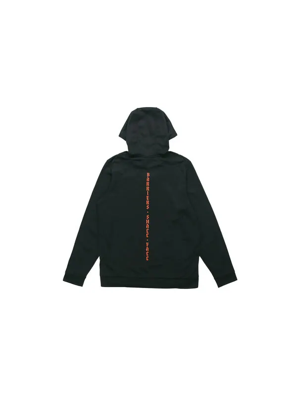 Толстовка Nike Therma Abstract Pattern Pullover Training Fleece Lined Black — изображение 2 из 4, черный