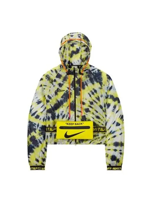 Куртка lab tie-dye jacket 'volt orange' Nike — изображение 1 из 4, оранжевый
