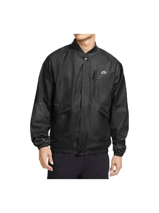 Куртка Nike SB Jacket Skateboard Casual Windproof Black — изображение 1 из 3, черный