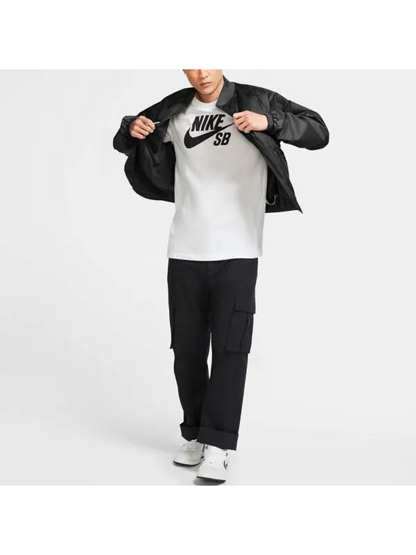 Куртка Nike SB Jacket Skateboard Casual Windproof Black — изображение 3 из 3, черный