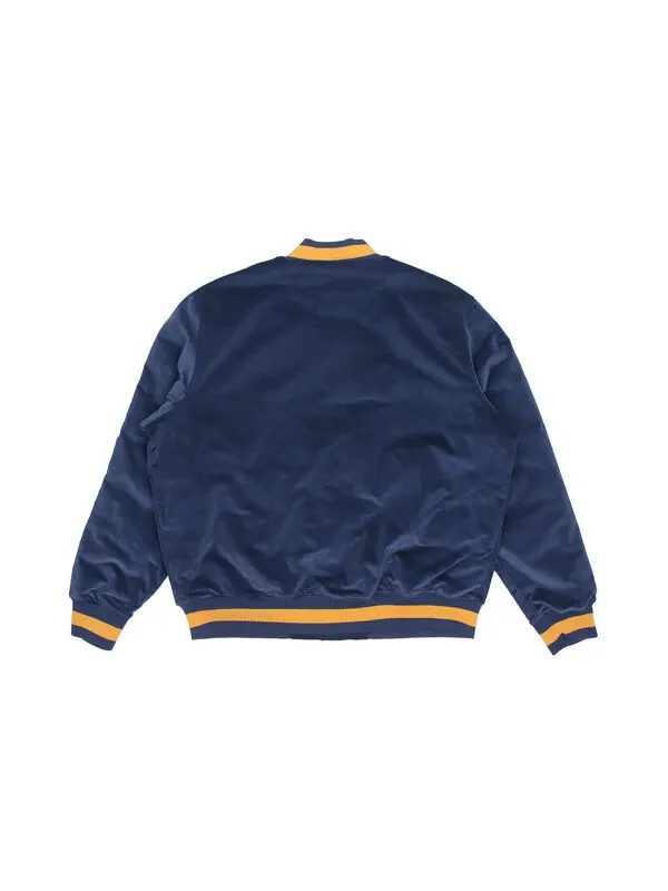 Куртка Nike SB Skateboard corduroy Skateboard Sports Logo Jacket Navy Blue Dark — изображение 2 из 4, темный