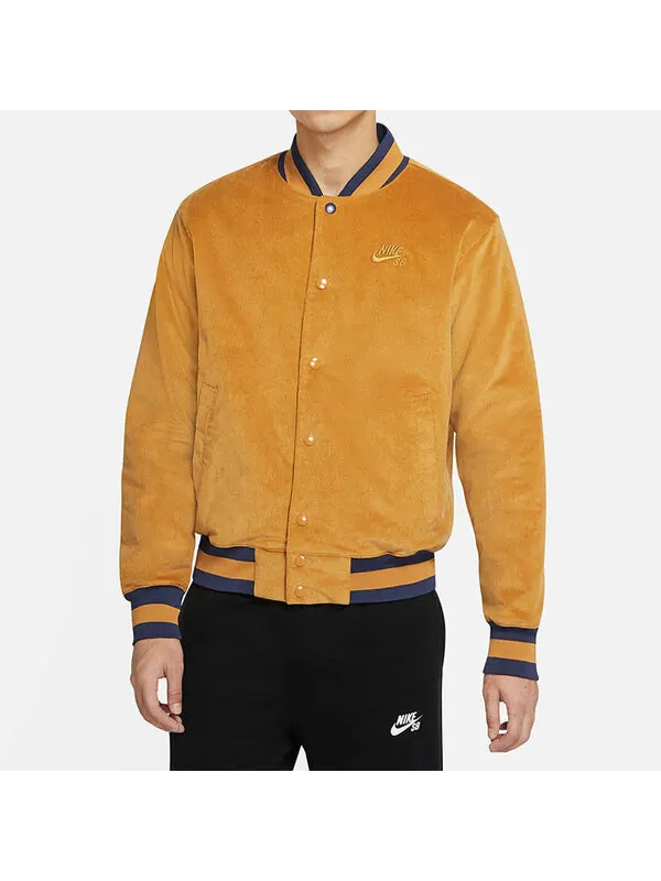 Куртка Nike corduroy Skateboard Sports Jacket Yellow — изображение 4 из 4, желтый