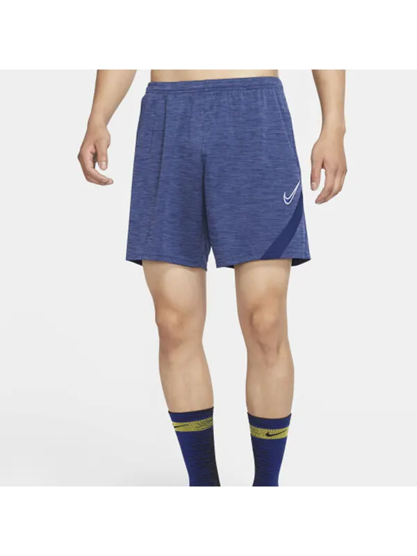 Шорты academy knit shorts shorts 'blue' Nike — изображение 2 из 4, синий/белый