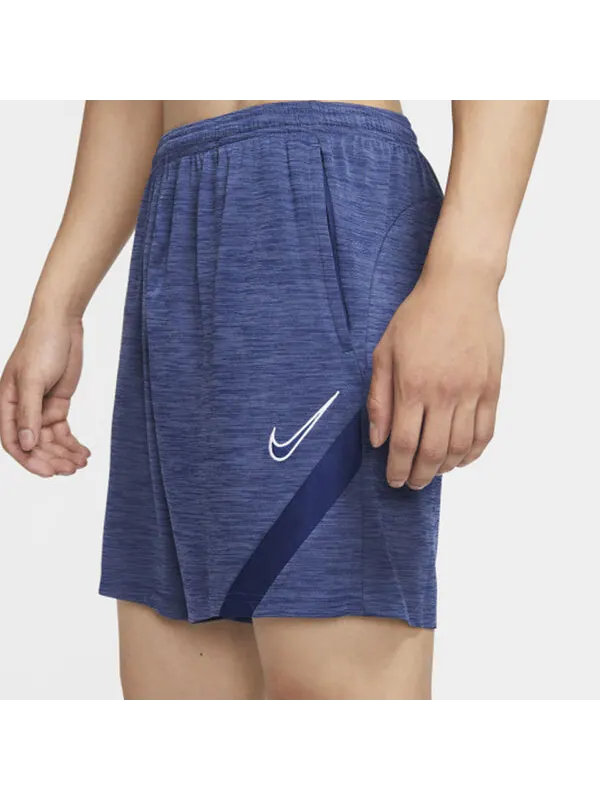 Шорты academy knit shorts shorts 'blue' Nike — изображение 3 из 4, синий/белый