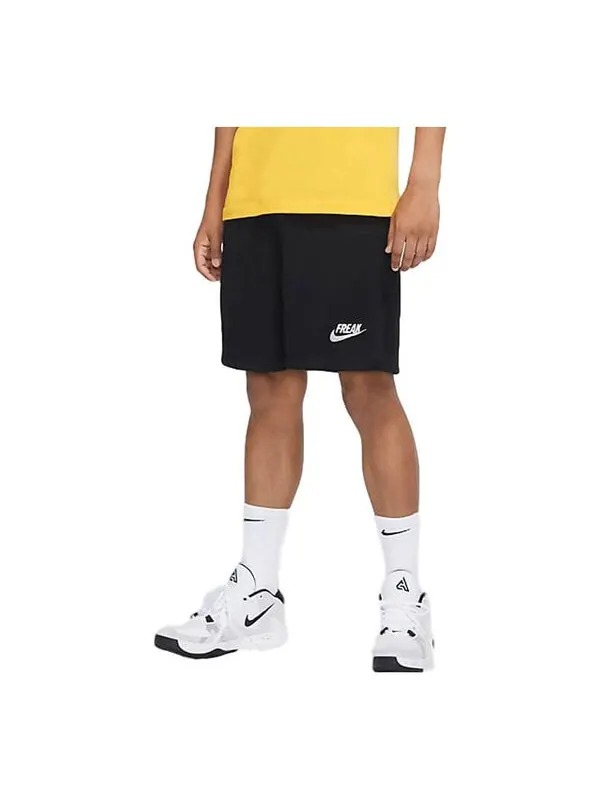 Шорты giannis шнуровка быстросохнущие баскетбольные шорты Nike — изображение 1 из 2, черный