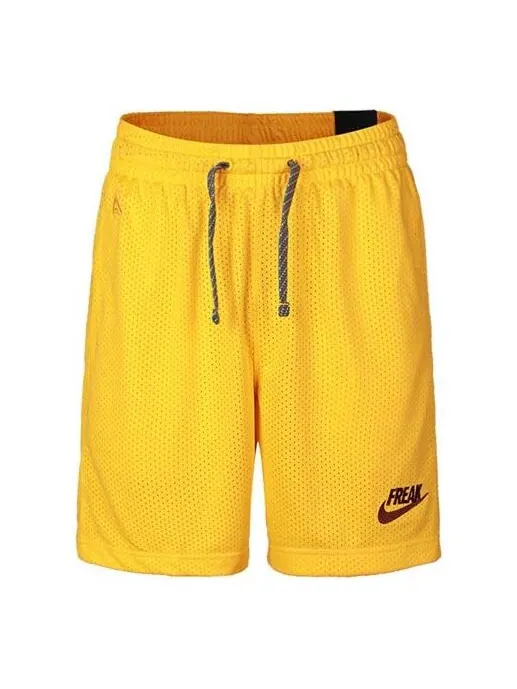 Шорты giannis nk shorts 'yellow' Nike — изображение 1 из 4, золото