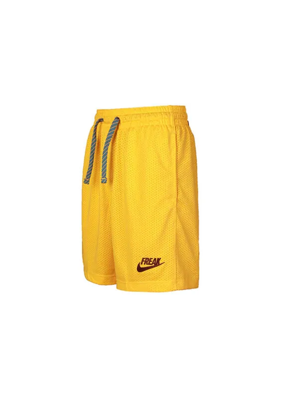 Шорты giannis nk shorts 'yellow' Nike — изображение 3 из 4, золото
