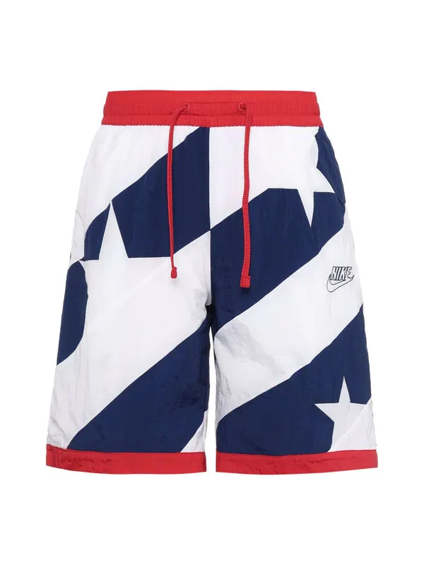 Шорты dri fit throwback usa мужские Nike — изображение 1 из 4, синий/белый