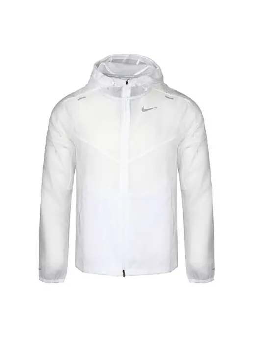 Куртка Nike Windrunner Running Jacket 'White' — изображение 1 из 4, белый
