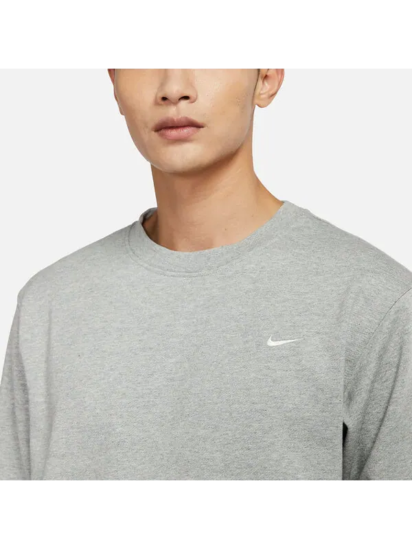 Толстовка Nike Dry Standard Issue Crew 'Grey' — изображение 2 из 3, серый