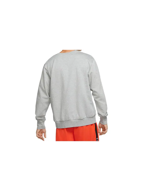 Толстовка Nike Dry Standard Issue Crew 'Grey' — изображение 3 из 3, серый