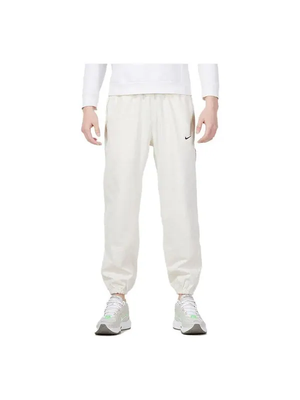 Брюки dri-fit standard issue men's basketball trousers 'white' Nike — изображение 1 из 4, белый/черный