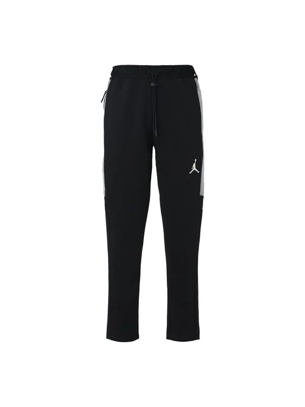 Спортивные штаны Air Jordan Air Logo Printed Knitted Color Block Casual Sports Pants Men's Black — изображение 1 из 4, черный