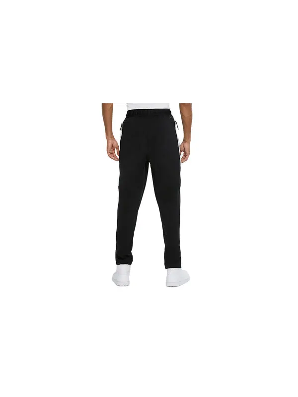 Спортивные штаны Air Jordan Air Logo Printed Knitted Color Block Casual Sports Pants Men's Black — изображение 4 из 4, черный