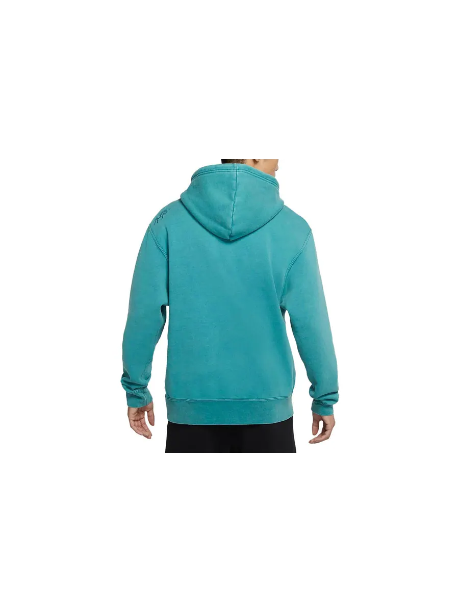 Худи Air Jordan Flight Fleece Hoodie 'Teal' — изображение 3 из 4, бирюзовый