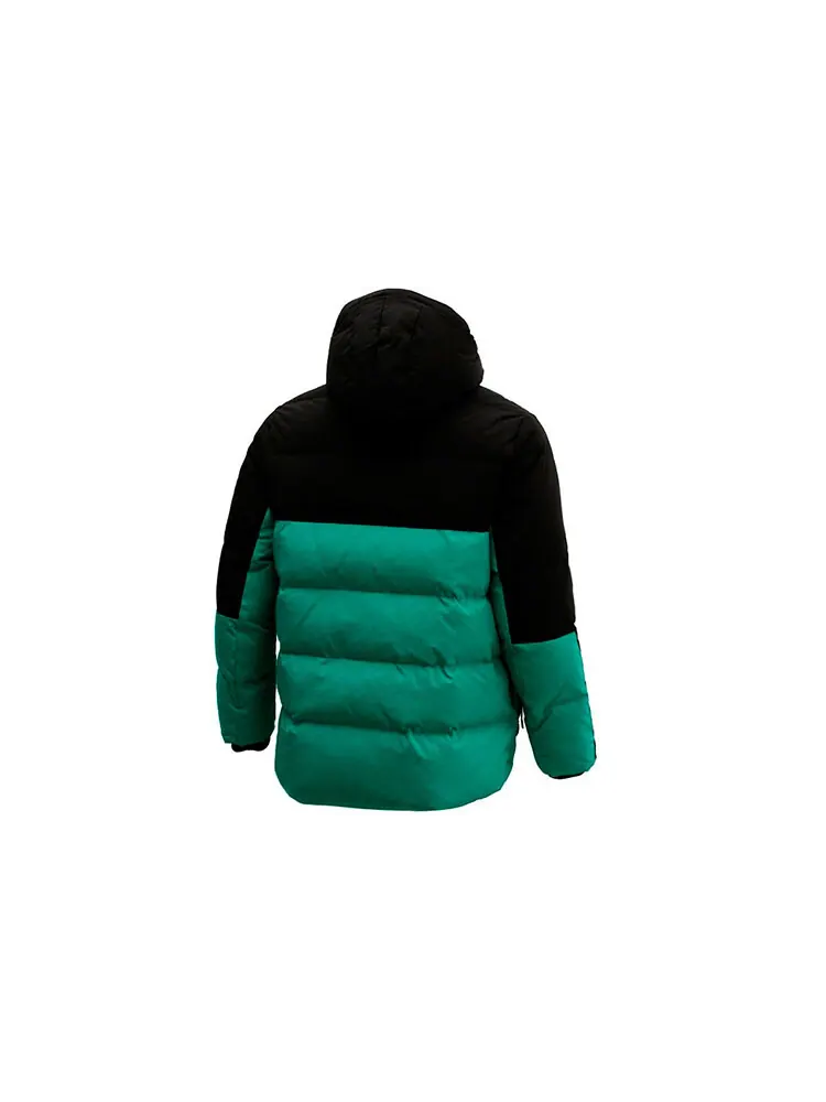 Куртка Nike Air Jordan Casual Sports hooded Stay Warm — изображение 2 из 2, черный зеленый