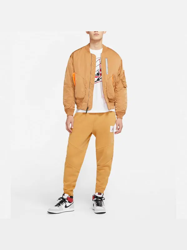 Куртка Air Jordan Ma-1 Flight Reflective Warm Jacket For Men Orange — изображение 3 из 4, оранжевый