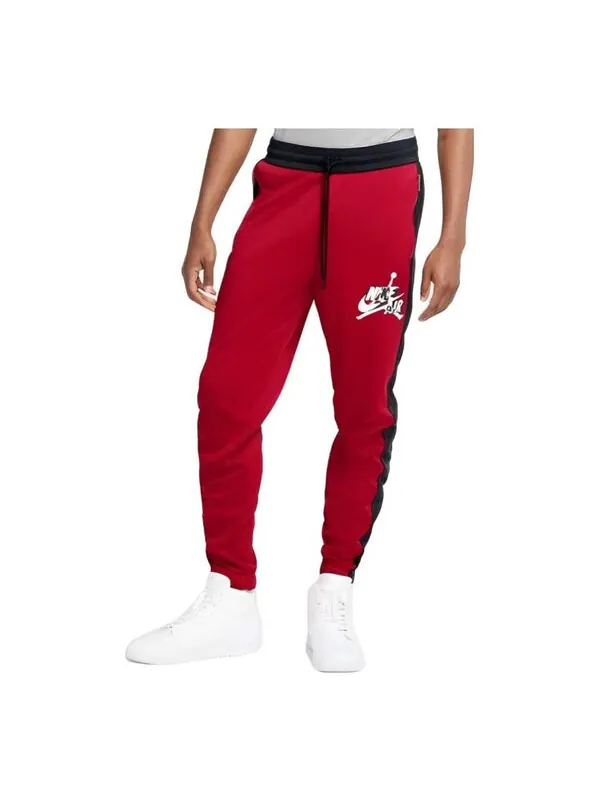 Штаны jumpman classics трикотажные разминочные штаны Air Jordan — изображение 1 из 4, красный