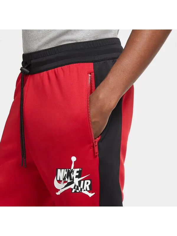 Штаны jumpman classics трикотажные разминочные штаны Air Jordan — изображение 2 из 4, красный