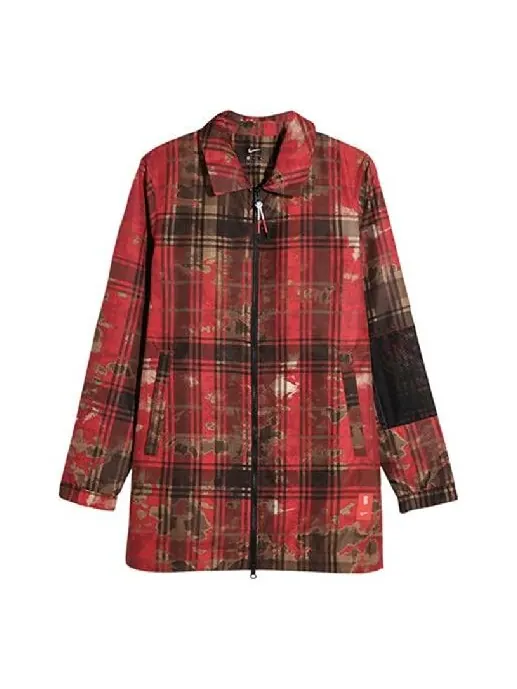 Куртка Nike Kyrie Irving Basketball Sports Printing Casual Long Sleeves Shirt Red Wine red — изображение 1 из 3