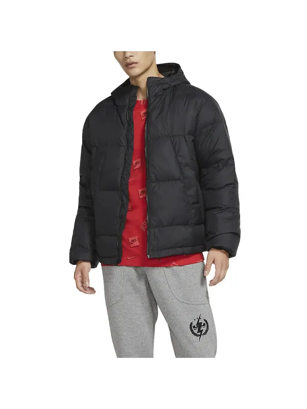 Куртка Nike Lebron Men's Nk Down Otw Jacke Down Jacket Black — изображение 4 из 4, черный