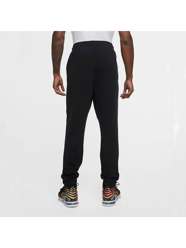 Спортивные штаны Nike LeBron velvet foot pants casual loose trousers Men Black — изображение 4 из 4, черный