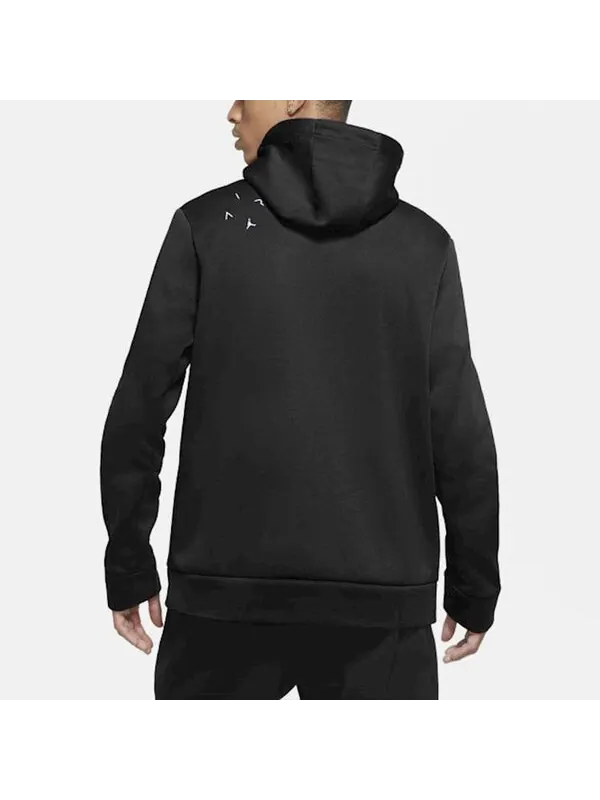 Толстовка Air Jordan Therma Graphic Casual Sports Pocket hooded Pullover Black — изображение 4 из 4, черный
