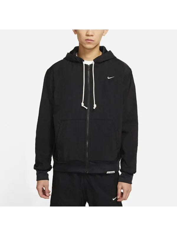 Куртка Nike Standard Issue Zip Hooded Jacket Black — изображение 4 из 4, черный