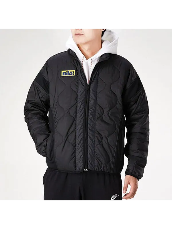 Куртка Men's Nike Hardwood Liner Jacket Black — изображение 3 из 4, черный