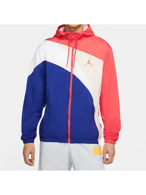 Куртка Air Jordan Jumpman Wave Logo Jacket Multicolor Splicing — изображение 3 из 4, мульти