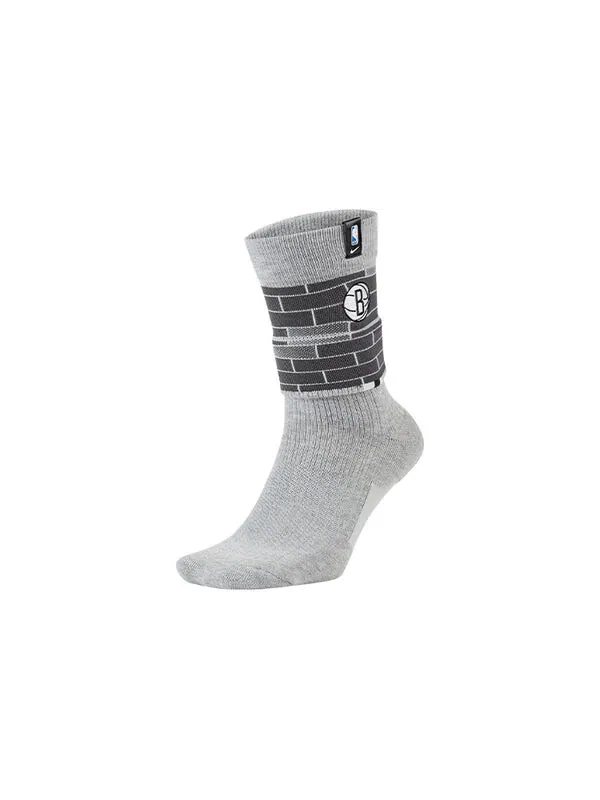 Носки brooklyn nets courtside nba sports socks gray Nike — изображение 3 из 3, серый