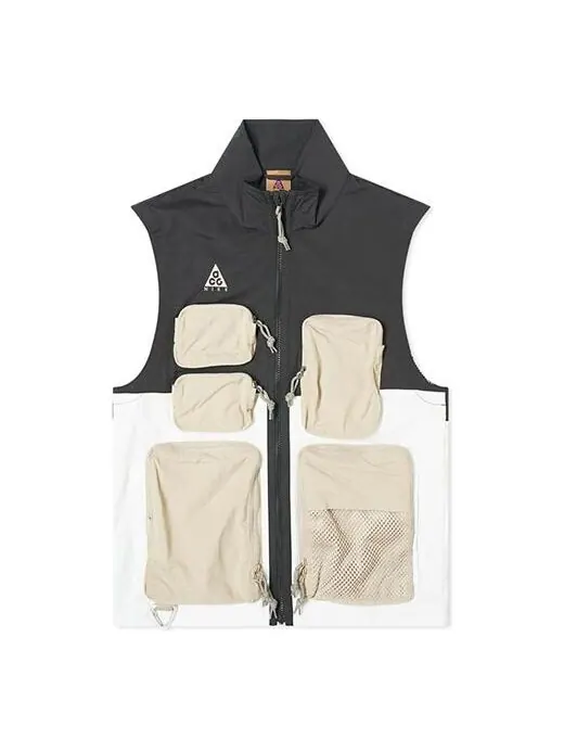 Жилет nrg acg vest 'black/summit white/string/antique silver' Nike — изображение 1 из 4, белый