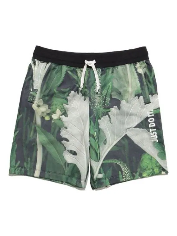 Шорты спортивные jdi floral umni short для мужчин Nike — изображение 1 из 4, зеленый