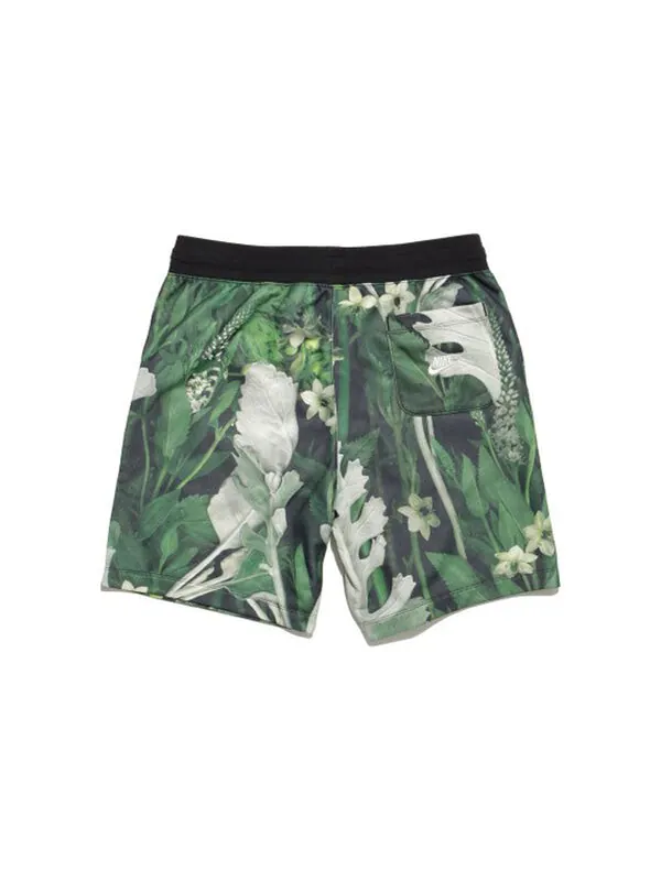 Шорты спортивные jdi floral umni short для мужчин Nike — изображение 2 из 4, зеленый
