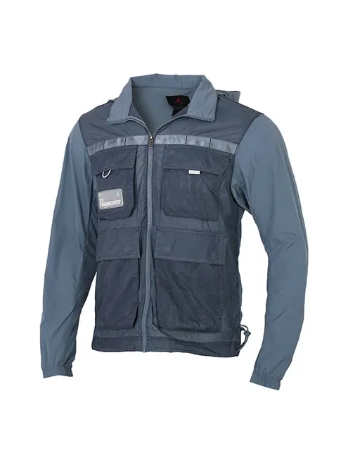Куртка Air Jordan 23 Engineered Zipper Cardigan Jacket Dark Blue — изображение 1 из 2, синий