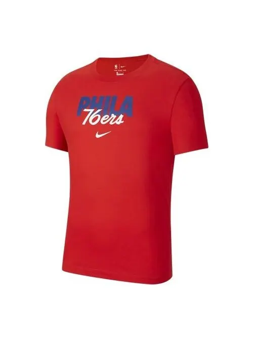 Футболка philadelphia 76 dna dri fit nba с коротким рукавом красные Nike — изображение 1 из 2, красный