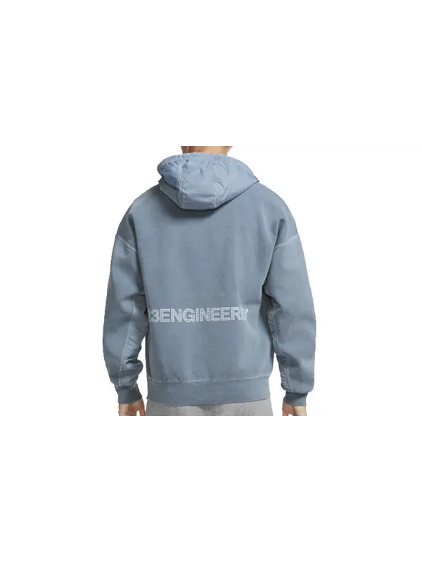 Толстовка Air Jordan Woven Knit Casual Sports Pullover Blue — изображение 2 из 4, синий