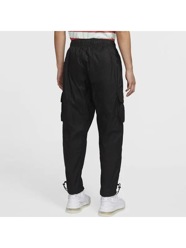 Брюки 23 engineered side big pocket cargo casual long pants black Air Jordan — изображение 4 из 4, черный