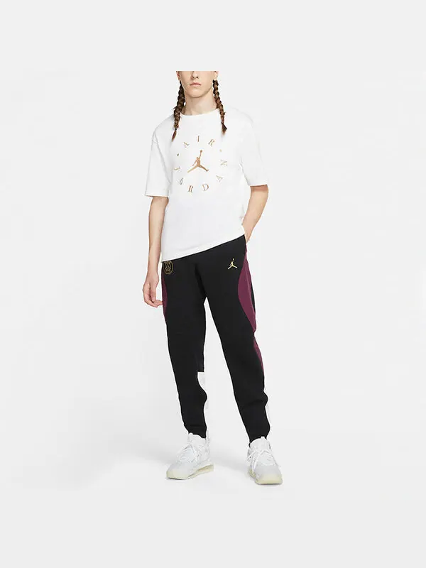 Спортивные штаны Air Jordan Paris Saint-Germain Colorblock Elastic Waistband Lacing Casual Sports — изображение 3 из 4