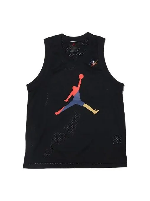 Футболка спортивная ДНК сетчатые дышащие Футболка Air Jordan — изображение 1 из 4, черный
