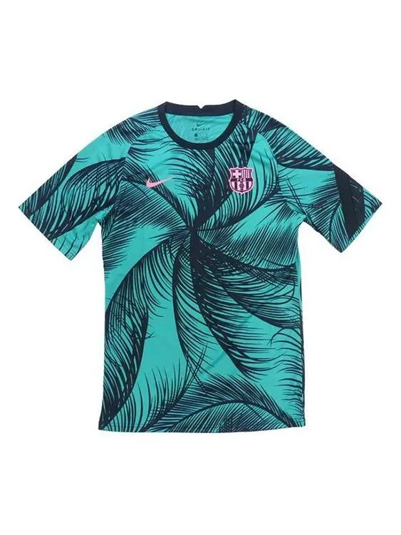 Футболка Nike FCB Barcelona 20-21 Season European Championship Training Jersey Green — изображение 1 из 4, зеленый