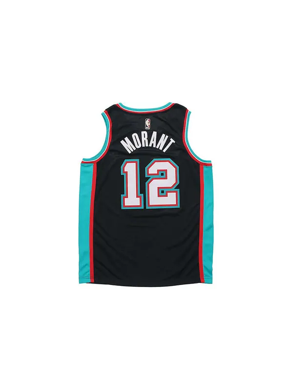 Спортивная футболка memphis grizzlies ja morant 2020-21 sports jersey men's black Nike — изображение 2 из 2, черный