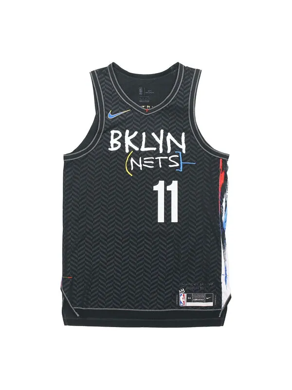 Майка Nike NBA Basketball Sports Jersey Vest AU Player Edition Brooklyn Nets Kyrie Irving 11 Black — изображение 1 из 4