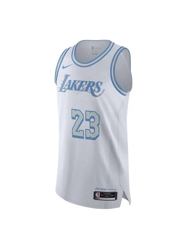 Майка Nike x NBA LA Lakers 20-21 Jerseys 'LeBron James 23' — изображение 1 из 1, белый/синий
