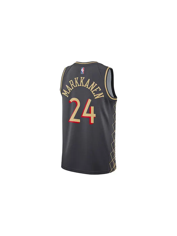 Майка Nike x NBA Chicago Bulls City Edition 'Lauri Markkane 24' — изображение 2 из 2, черный/мульти