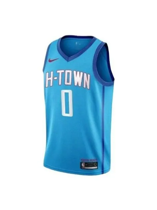 Футболка x nba h town city houston rockets джерси Nike — изображение 1 из 1, синий